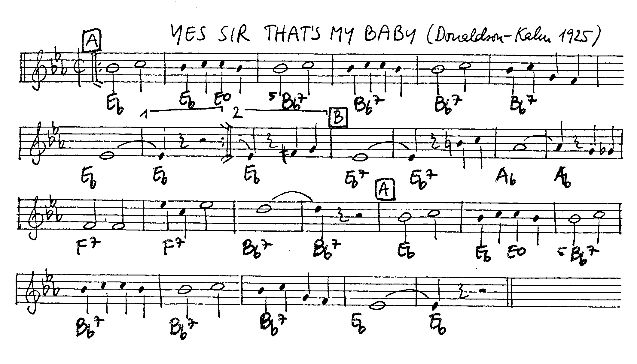 yes sir that's my baby leadsheet – book us for your next 20s or gatsby event